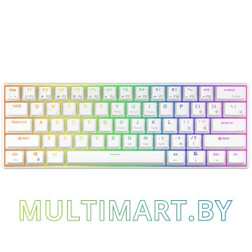 Клавиатура Royal Kludge RK61 RGB (белый, RK Red)